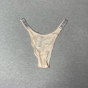 Victoria's Secret Very Sexy Bombshell Logo Shine Strap Thong Panty
